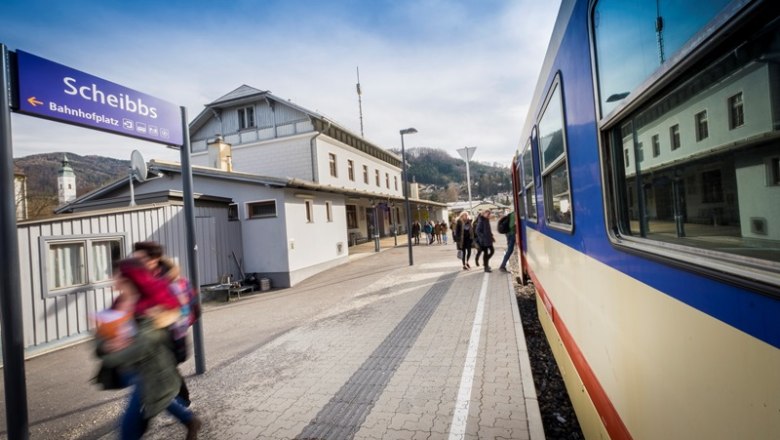 Von Scheibbs mit dem Zug direkt in die Landeshauptstadt, © das.photo - Jürgen Thoma